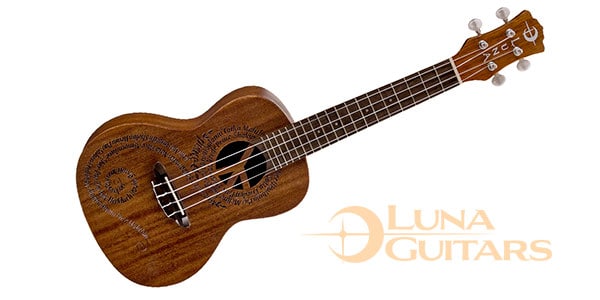 LUNA GUITARS ( ルナギターズ )  / Uke MALUHIA Peace Concert w/Gigbag