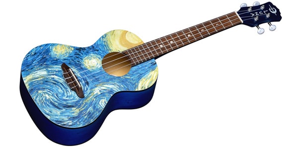 LUNA GUITARS ( ルナギターズ )  / Uke Starry Night Tenor w/Gigbag画像3