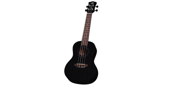 LUNA GUITARS Uke Vintage Mahogany Concert Black Satin