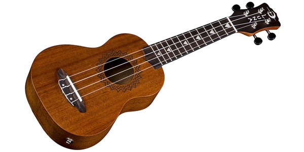 LUNA GUITARS / Uke Vintage Mahogany Soprano w/Preamp画像3
