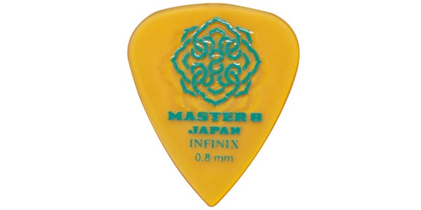 【滑り止めティアドロップピック】 MASTER 8 JAPAN ( マスターエイトジャパン ) / INFINIX HARD POLISH TEARDROP IFHPR-TD【ピックがずれない・滑らない】