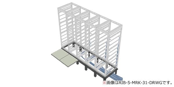 MIDDLE ATLANTIC/RIB-1-MRK-31 サーバーラック用ライザーベース