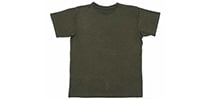 満足 / 出雲ソフト 無地 Tシャツ 半袖 綿100％　カーキ　L