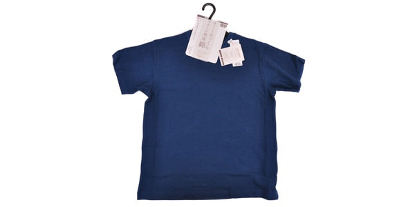 満足 / Izumo Soft Skin Gauze Round Neck T-Shirt M Blue