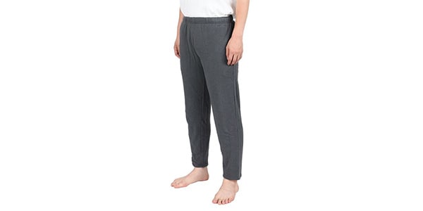 満足 / Izumo Soft Long Pants Plain with Side Pockets Black LL画像4