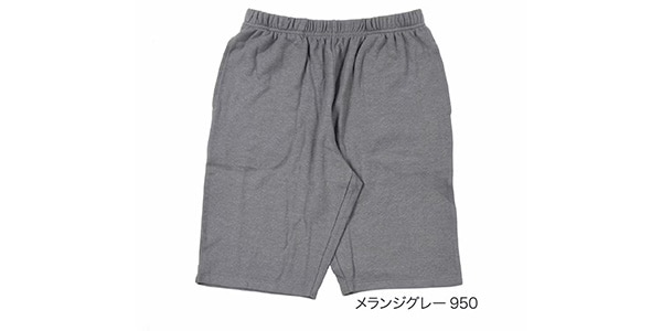 満足 ( マンゾク )  / 出雲ソフト 無地 ハーフパンツ 消臭機能 M メランジグレー