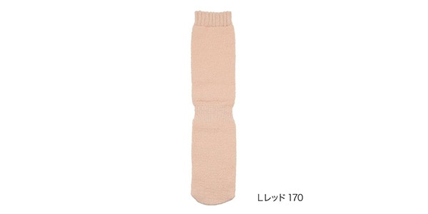 満足 ( マンゾク )  / 美温活：お布団総パイルソックス　22/25　Lレッド