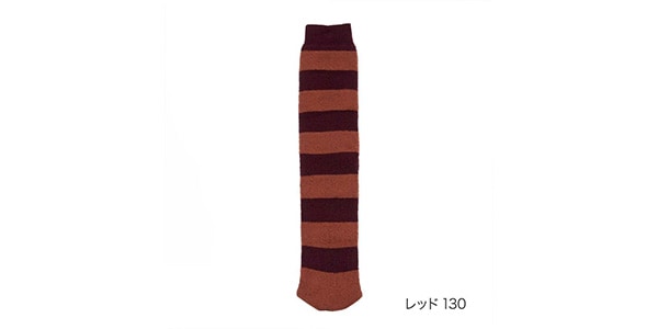 満足 ( マンゾク )  / 美温活：お布団二重編みソックス　22/25　レッド