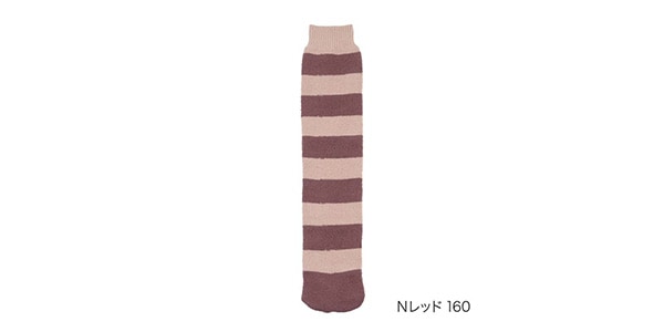 満足 ( マンゾク )  / 美温活：お布団二重編みソックス　22/25　Nレッド