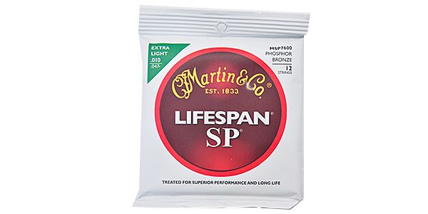 MARTIN/MSP7600 SP Lifespan 92/8 Phosphor Bronze Extra Light 12-St.