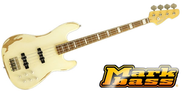 Markbass MB GV4ケース付き MARKBASS ( マークベース ) MB JP WHITE BATTERED 4 VG PF 送料