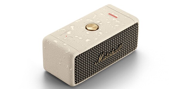 Marshall EMBERTON Ⅱ ワイヤレススピーカー ホワイト 美品】Marshall ワイヤレススピーカー ホワイトemberton2 アウトドア用