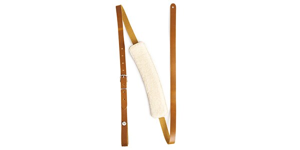 MARTIN ( マーティン ) VINTAGE LEATHER STRAP With Padded Slider Tan