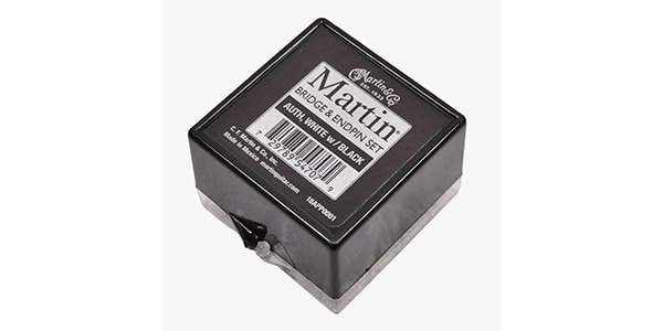 MARTIN ( マーティン )  / 18APP0001 Bridge and End Pin Set (White W/Black Inlay)画像4