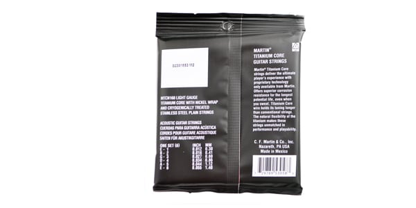 MARTIN / MTCN160 Titanium Core Guitar Strings画像2