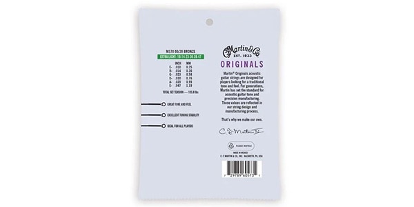 MARTIN ( マーティン )  / M170 ACOUSTIC 80/20 Bronze Extra Light画像2