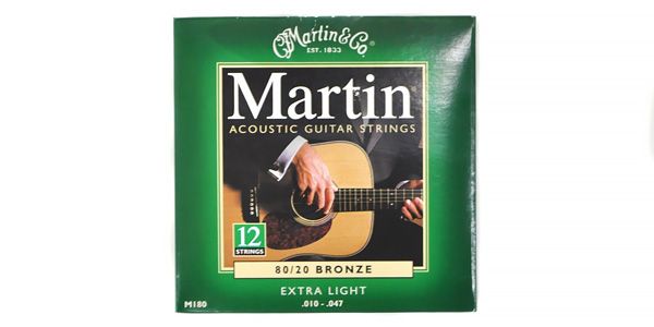 MARTIN/M180 ACOUSTIC 80/20 Bronze Extra Light 12-String