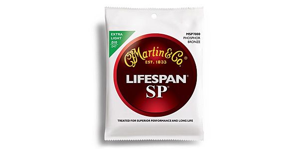 MARTIN/MSP7000 SP Lifespan 92/8 Phosphor Bronze Extra Light