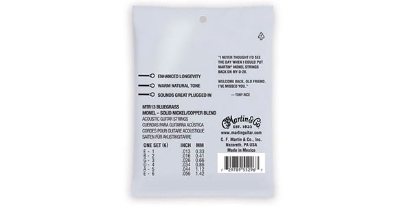 MARTIN ( マーティン )  / MTR13 Retro Bluegrass - Tony Rice's Choice画像2