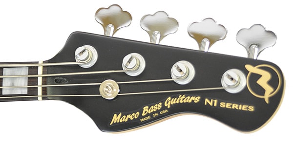 Marco Bass Guitars ( マルコベースギターズ )  / N1 Black Exposed Grain Black PG画像4
