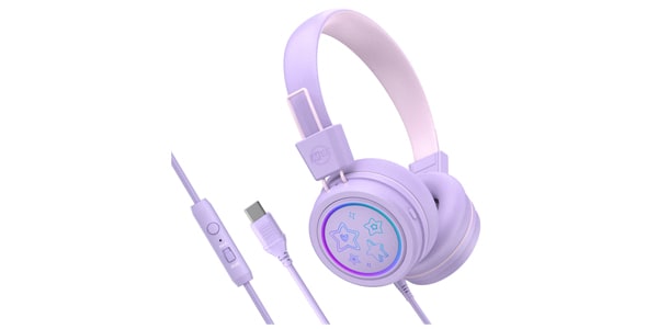 MEE audio / HP-KJ55U-LV Kids Headphones USB Type-C Lavender