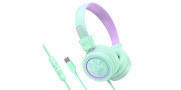 MEE audio / HP-KJ55U-MT Kids Headphones USB Type-C Mint