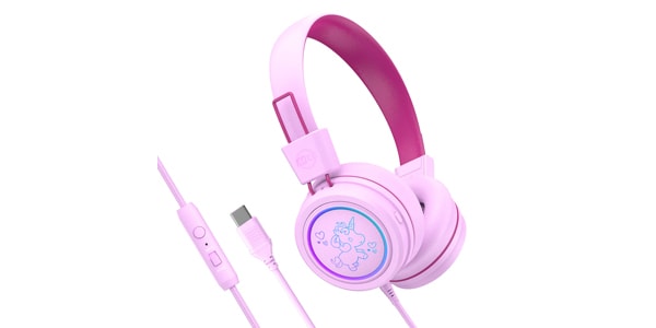 MEE audio ( ミーオーディオ )  / HP-KJ55U-PK キッズヘッドホン USB Type-C ピンク