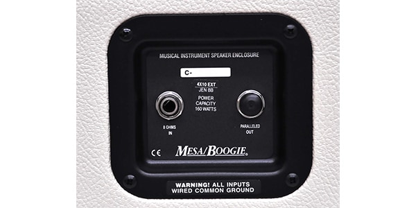 MESA BOOGIE 4x10 Boogie Open Back Cab - California Tweed