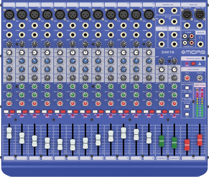 MIDAS/DM16 アナログミキサー
