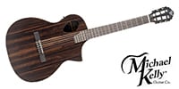Michael Kelly Guitars / MK Act Ele Gtr Forte Port nylon Java Ebony w/Fishman PU