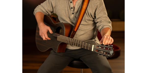 Michael Kelly Guitars ( マイケルケリーギターズ )  / MK Act Ele Gtr Forte Port nylon Java Ebony w/Fishman PU画像5