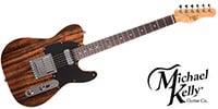 Michael Kelly Guitars 1955 Custom Collection Striped Ebony