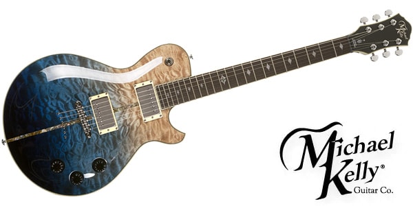 Michael Kelly Guitars/Mod Shop Patriot Instinct Bare Knuckle Blue Fade