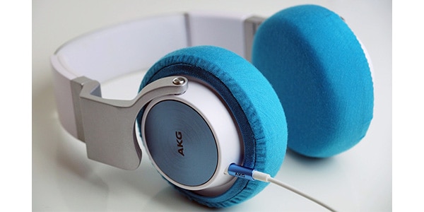 mimimamo / Super stretch headphone cover M Blue MHC-001-BL画像2