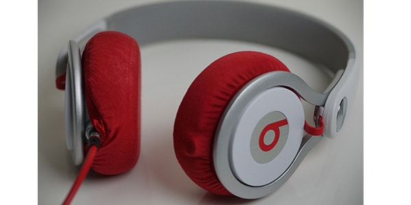 mimimamo / Super stretch headphone cover M red MHC-001-RD画像2