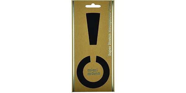 mimimamo / Super stretch headphone cover L black MHC-002-BK