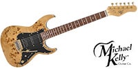 Michael Kelly Guitars Custom Collection 60 Natural Burl