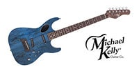Michael Kelly Guitars / Ele Gtr Hybrid 60 Fotre Port Trans Blue