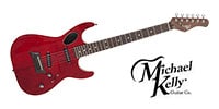 Michael Kelly Guitars / Ele Gtr Hybrid 60 Fotre Port Trans Red