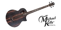 Michael Kelly Guitars Act Ele Bass Dragonfly 4 Forte Port Java Ebony