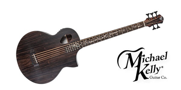 Michael Kelly Guitars/Act Ele Bass Dragonfly 5 Forte Port Java Ebony