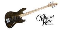 Michael Kelly Guitars Ele Bass Element 4 OpenPore Trans Yellow