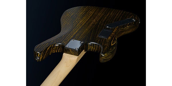 Michael Kelly Guitars / Ele Bass Element 4 OpenPore Trans Yellow画像2