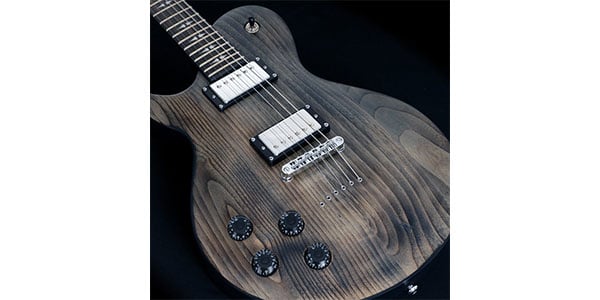 Michael Kelly Guitars / Ele Gtr Patriot Decree Open Pore Trans Black LH画像3