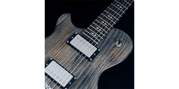 Michael Kelly Guitars / Ele Gtr Patriot Decree Open Pore Trans Black LH画像4