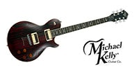 Michael Kelly Guitars / Ele Gtr Patriot Decree Open Pore Trans Red