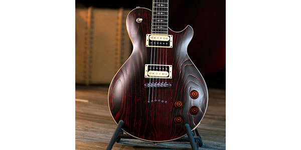 Michael Kelly Guitars / Ele Gtr Patriot Decree Open Pore Trans Red画像2