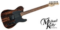 Michael Kelly Guitars Custom Collection 50 Striped Ebony