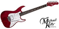 Michael Kelly Guitars 63OP Trans Red　アウトレット品