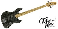 Michael Kelly Guitars / Ele Bass Element 4 OpenPore Trans Black
